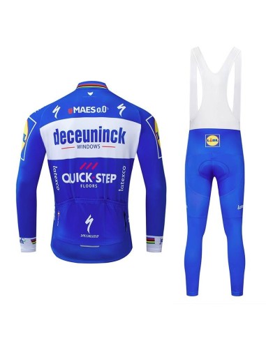 Conjuntos térmicos de ciclismo Quick Step Deceuninck para estar cómodo en la ruta