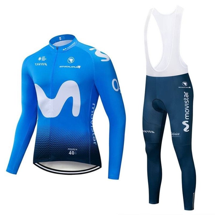 Ropa térmica de ciclismo Movistar para estar cómodo en tus rutas