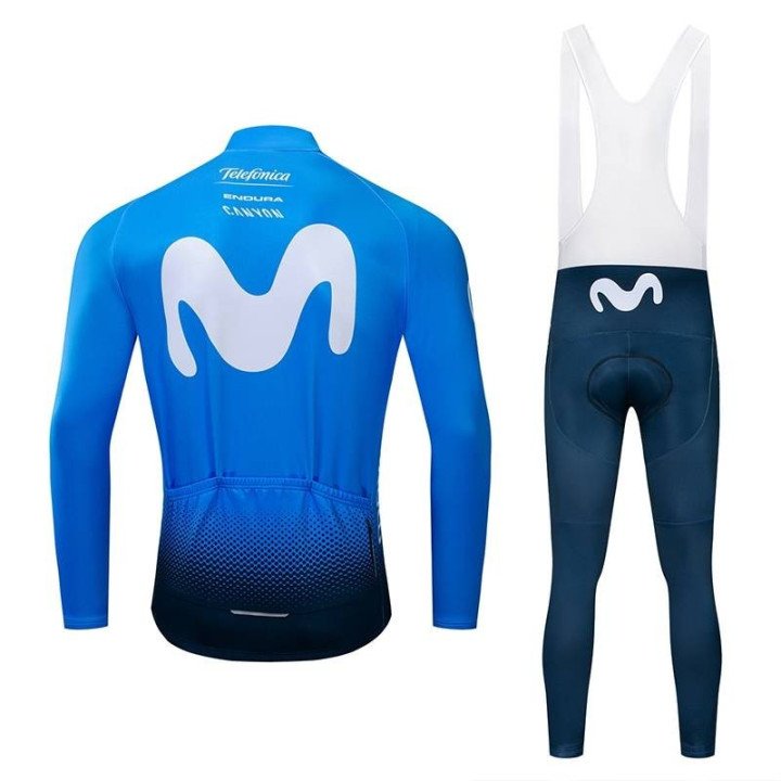 Ropa térmica de ciclismo Movistar para estar cómodo en tus rutas