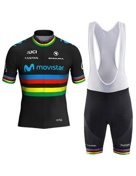 Conjunto corto de ciclismo Movistar que te encantará