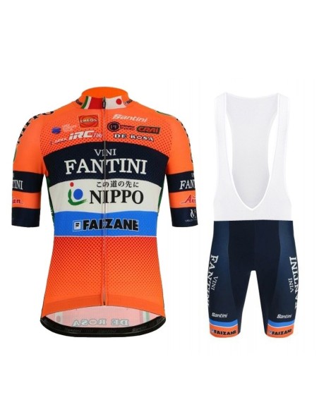 Conjunto Corto de Ciclismo Nippo Vini Fantini Faizanè para Disfrutar al Máximo