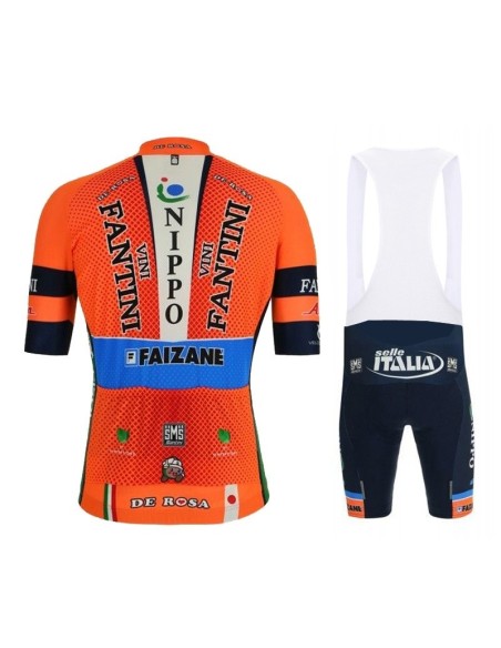 Conjunto Corto de Ciclismo Nippo Vini Fantini Faizanè para Disfrutar al Máximo