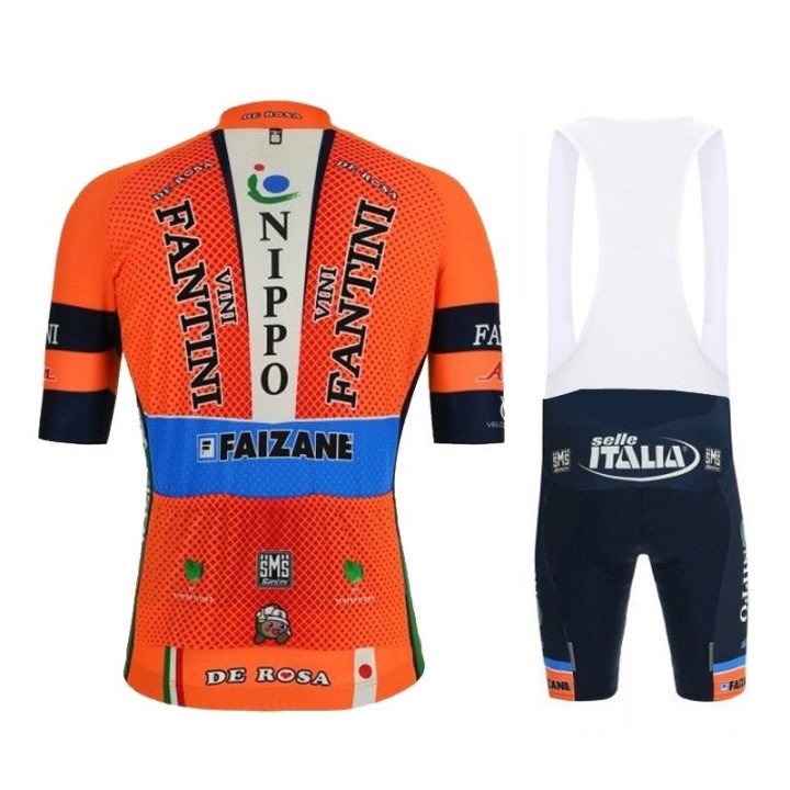 Conjunto Corto de Ciclismo Nippo Vini Fantini Faizanè para Disfrutar al Máximo