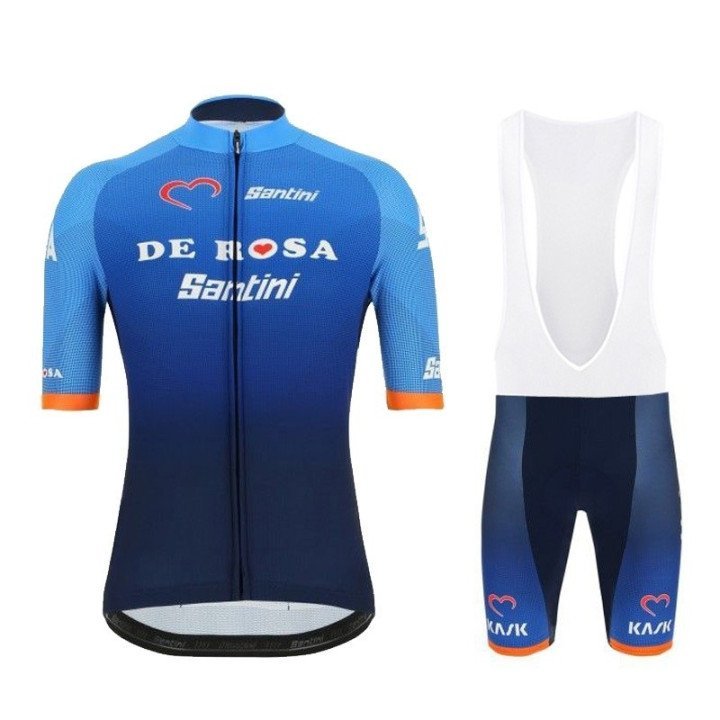 Equipación de Ciclismo DE ROSA Santini: Conjunto Corto para Pedalear Cómodo