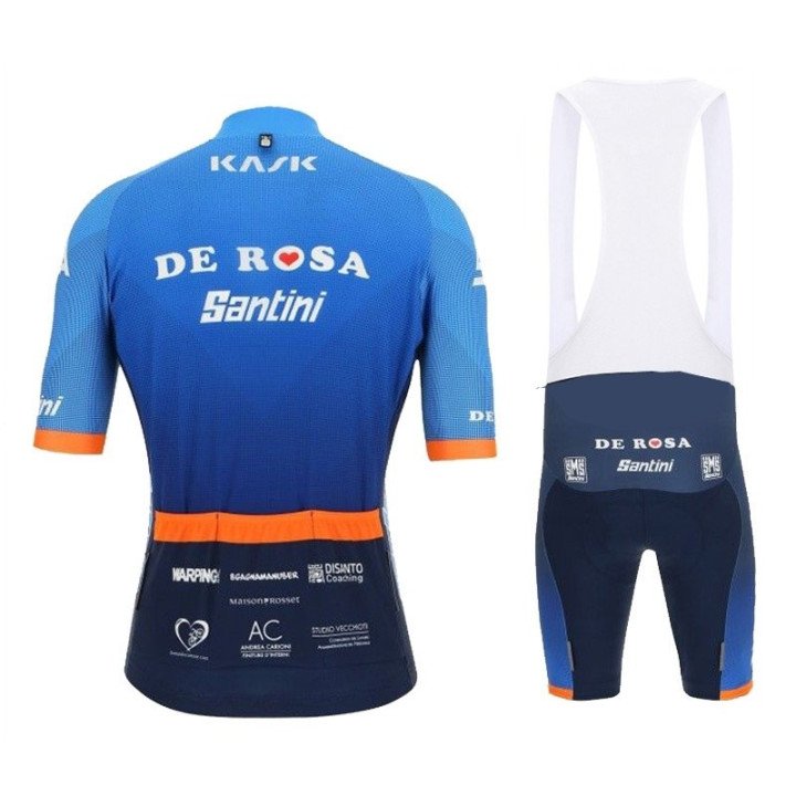 Equipación de Ciclismo DE ROSA Santini: Conjunto Corto para Pedalear Cómodo