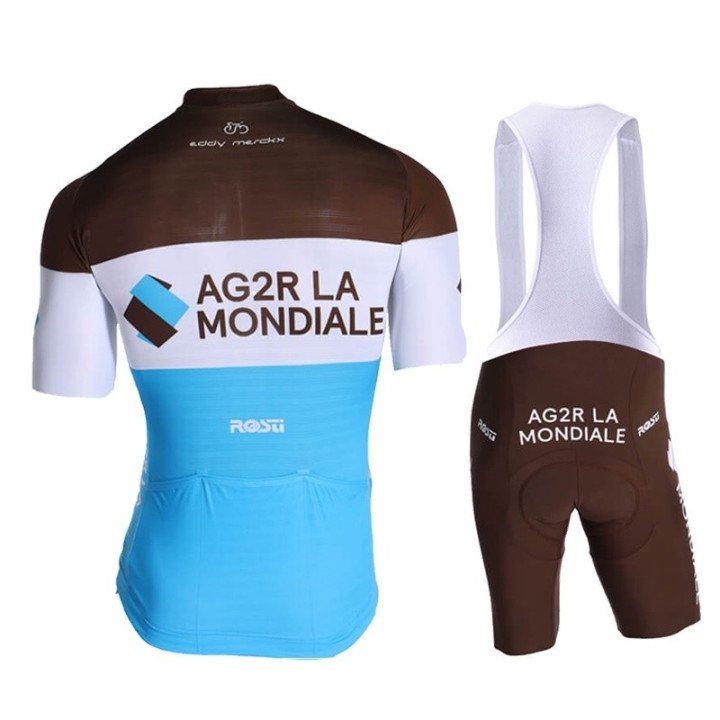 Equipación de Ciclismo AG2R LA MONDIALE: Conjunto Corto Ideal para Pedalear