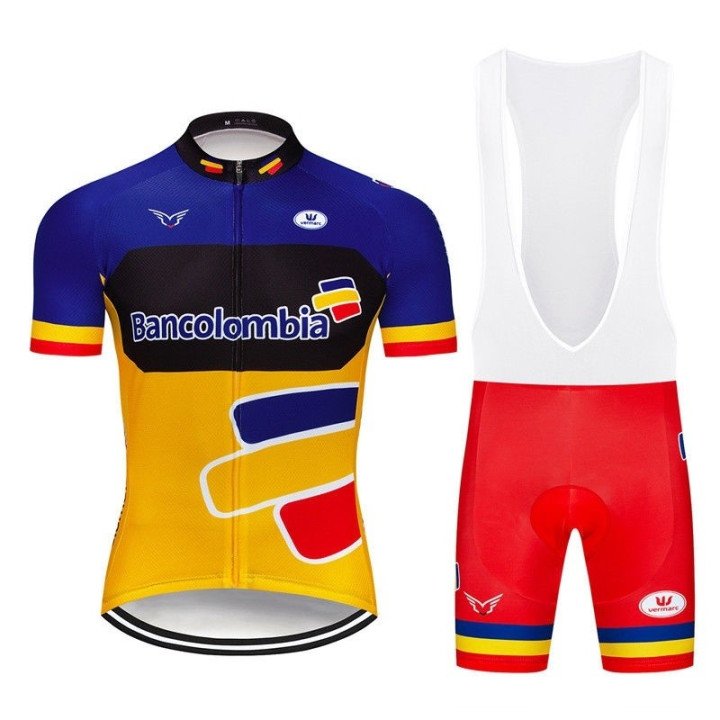 Equipación Ciclismo Bancolombia: Conjunto Corto Ideal para Pedalear