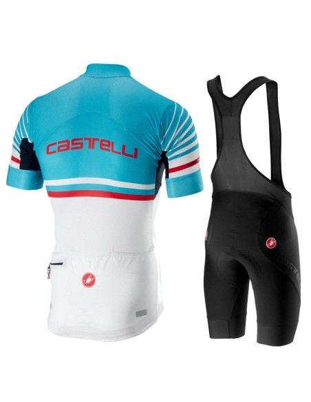 Conjunto Corto de Ciclismo Castelli para Ir Cómodo y Fresco