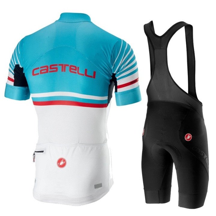 Conjunto Corto de Ciclismo Castelli para Ir Cómodo y Fresco