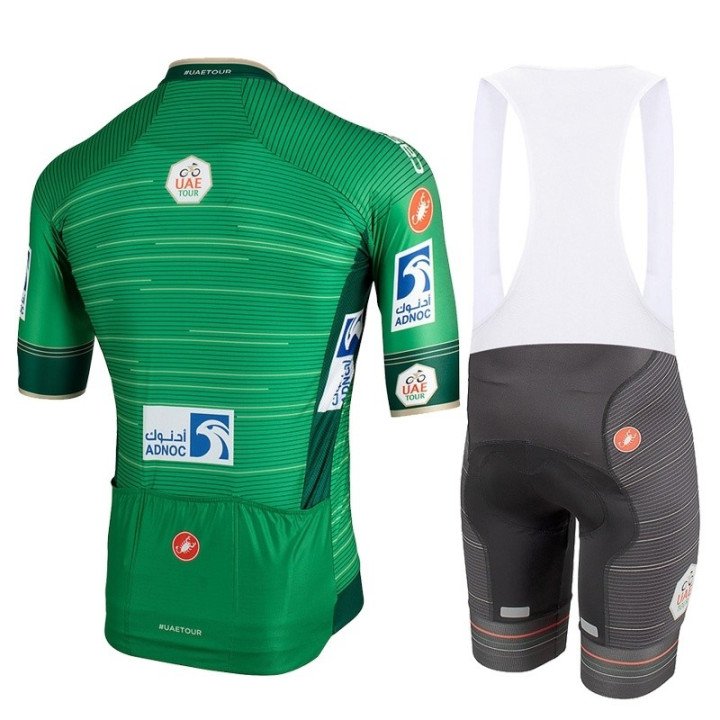Equipación de Ciclismo Castelli UAE TOUR: Conjunto Corto Ideal para tus Rutas