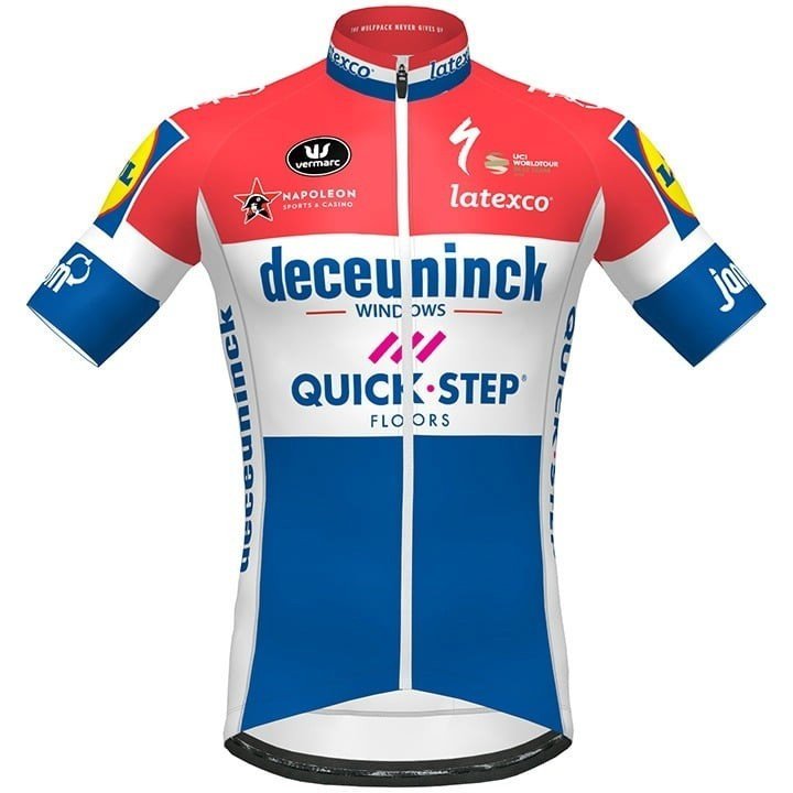 Equipación de ciclismo DECEUNINCK QUICK-STEP para el campeón holandés
