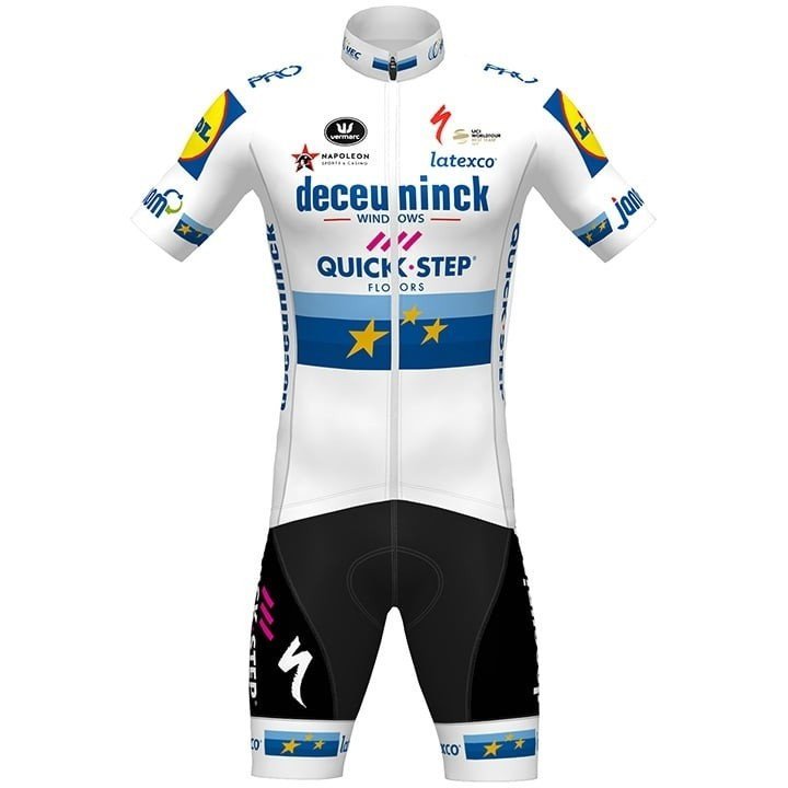 Equipación de ciclismo DECEUNINCK QUICK-STEP para campeones europeos
