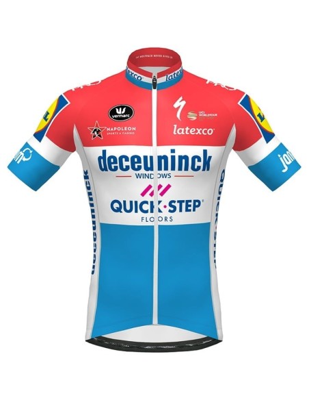 Equipación de Ciclismo DECEUNINCK QUICK-STEP Campeón de Luxemburgo, Conjunto Corto Ideal para Ti