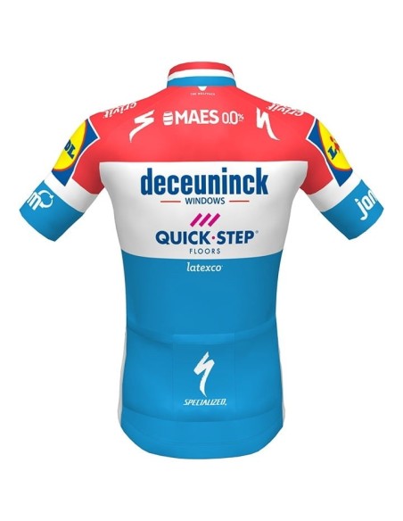 Equipación de Ciclismo DECEUNINCK QUICK-STEP Campeón de Luxemburgo, Conjunto Corto Ideal para Ti