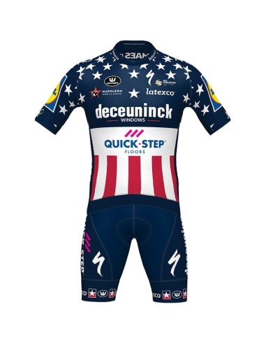 Equipación de Ciclismo DECEUNINCK QUICK-STEP USA: Confort y Estilo para tus Rutas
