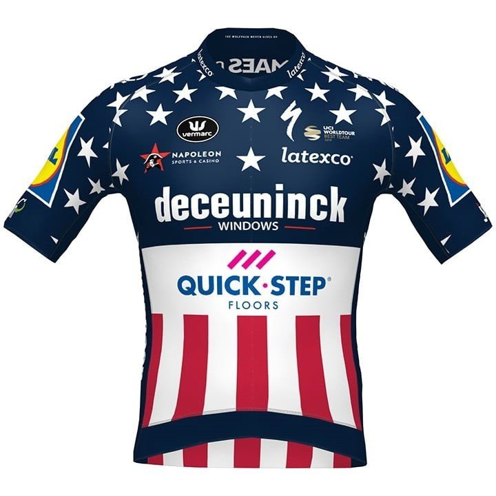 Equipación de Ciclismo DECEUNINCK QUICK-STEP USA: Confort y Estilo para tus Rutas