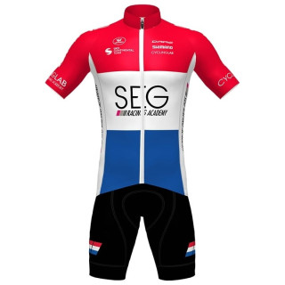 Equipación de ciclismo SEG Racing Academy para el campeón neerlandés