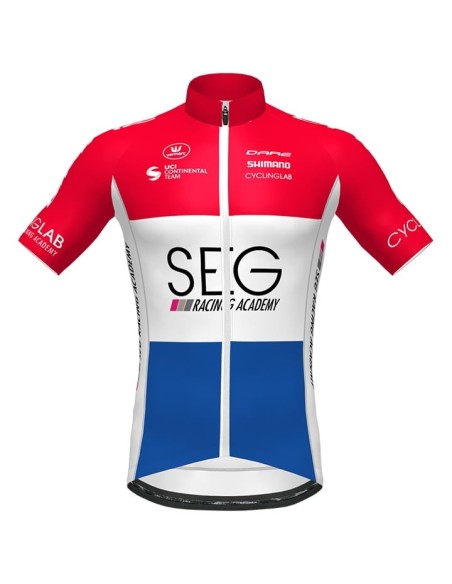 Equipación de ciclismo SEG Racing Academy para el campeón neerlandés