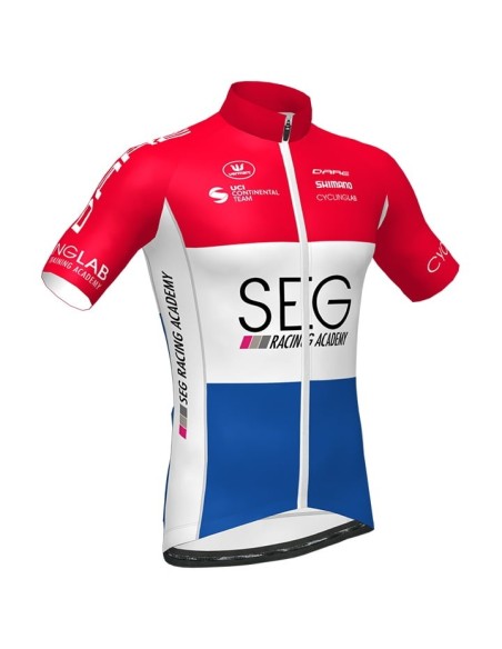 Equipación de ciclismo SEG Racing Academy para el campeón neerlandés