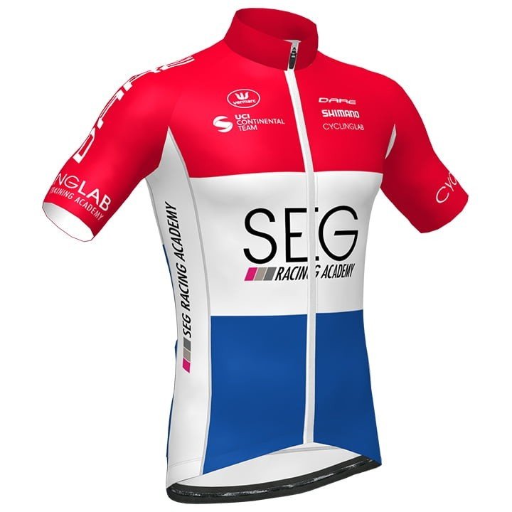 Equipación de ciclismo SEG Racing Academy para el campeón neerlandés