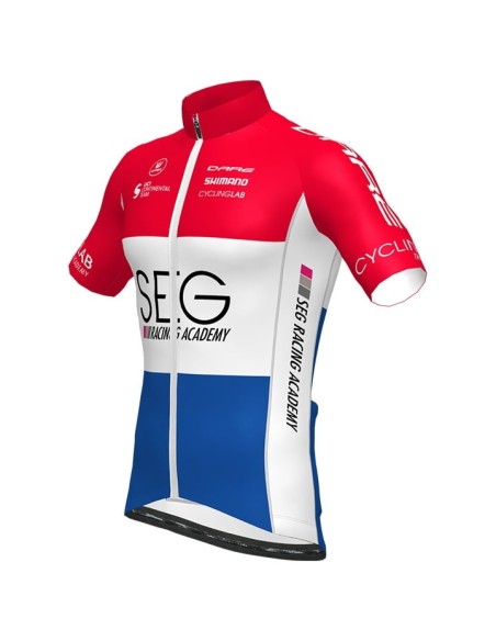 Equipación de ciclismo SEG Racing Academy para el campeón neerlandés
