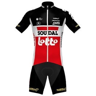 Equipación de Ciclismo SOUDAL LOTTO: Conjunto Corto Ideal para Rodar