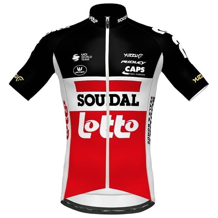 Equipación de Ciclismo SOUDAL LOTTO: Conjunto Corto Ideal para Rodar