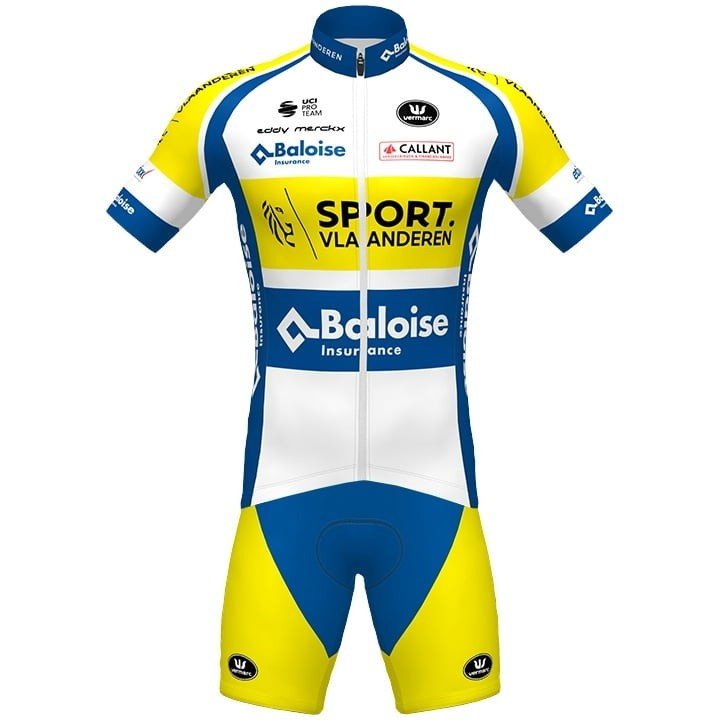 Equipación de Ciclismo SPORT VLAANDEREN-BALOISE: Conjunto Corto Ideal para Pedalear