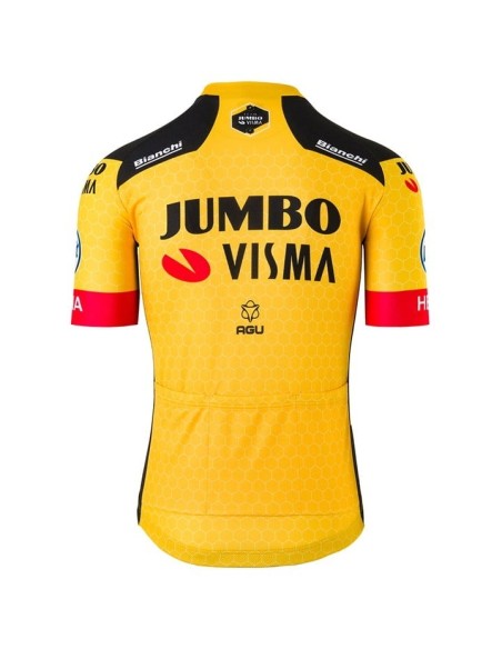 Equipación de Ciclismo JUMBO-VISMA: Conjunto Corto para Rodar Cómodamente