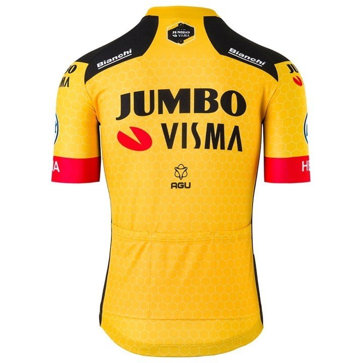 Equipación de Ciclismo JUMBO-VISMA: Conjunto Corto para Rodar Cómodamente