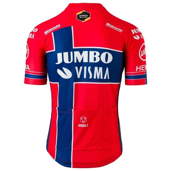 Equipación Ciclismo JUMBO-VISMA: Conjunto Corto para el Campeón Noruego