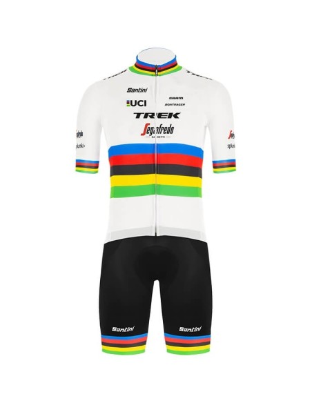 Equipación de ciclismo TREK-SEGAFREDO para campeones: conjunto corto ideal