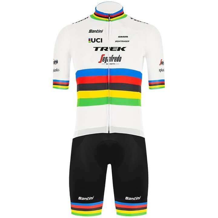 Equipación de ciclismo TREK-SEGAFREDO para campeones: conjunto corto ideal