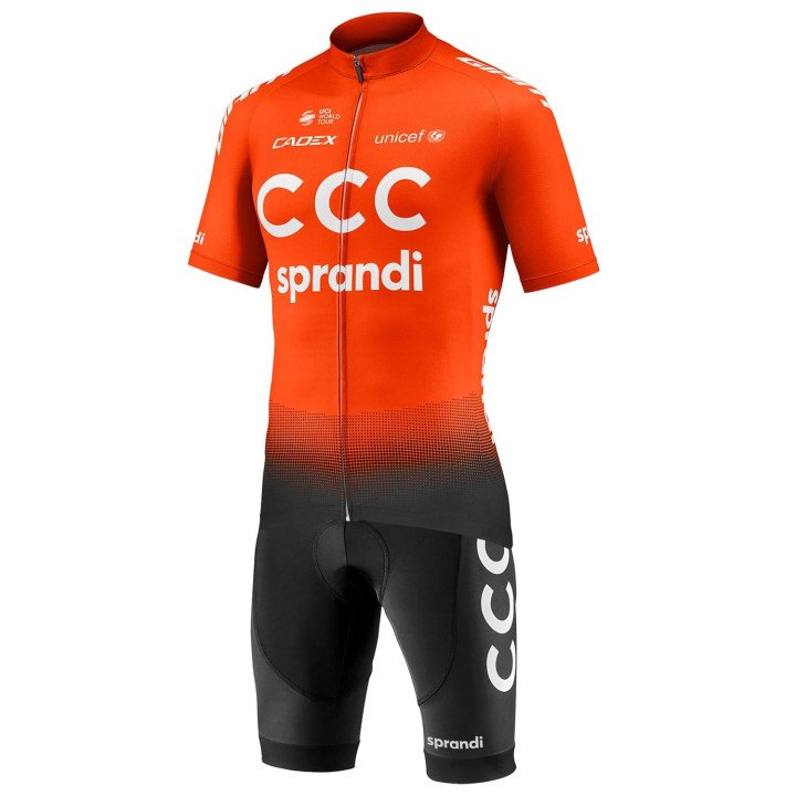 Equipación de Ciclismo CCC: Conjunto Corto y Cómodo