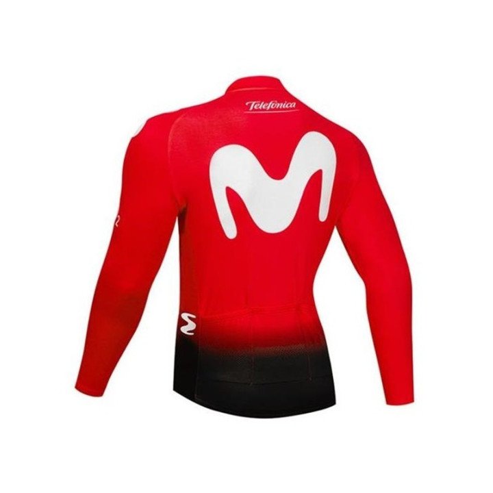 Ropa de ciclismo térmica Movistar para pedalear cómodo y a la moda