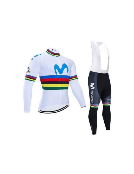 Ropa térmica de ciclismo Movistar para pedalear cómodo