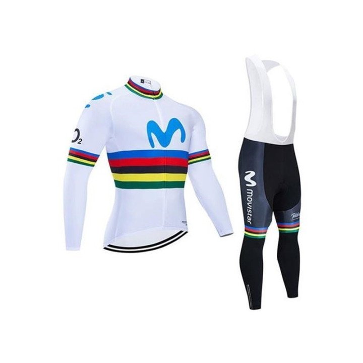 Ropa térmica de ciclismo Movistar para pedalear cómodo