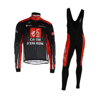 Ropa térmica de ciclismo CAISSE D'EPARGNE para mantenerte cómodo en la ruta