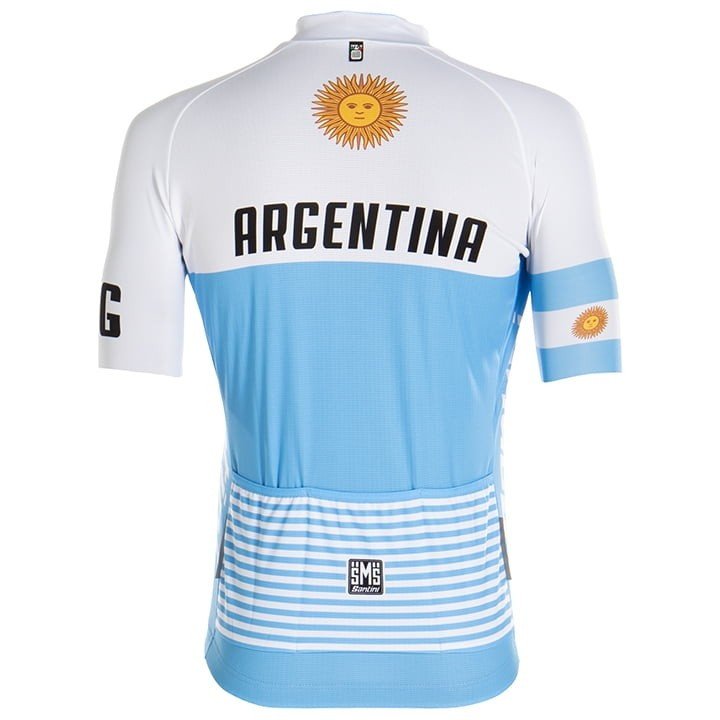 Equipación de ciclismo corta con tirantes ARGENTINIAN al mejor precio
