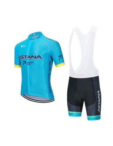 Ropa de ciclismo de verano con tirantes Astana, descubre el mejor conjunto corto para tus paseos