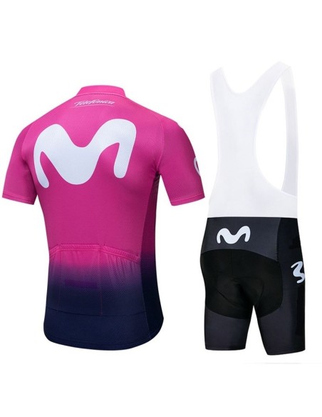 Ropa de ciclismo de verano con tirantes Movistar a buen precio