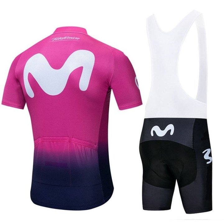 Ropa de ciclismo de verano con tirantes Movistar a buen precio