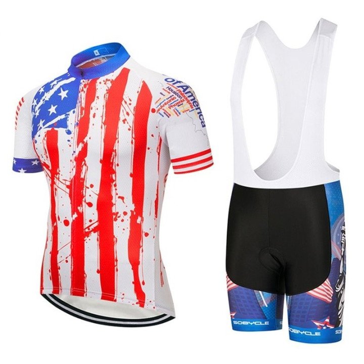 Ropa de ciclismo de verano con tirantes a buen precio en USA