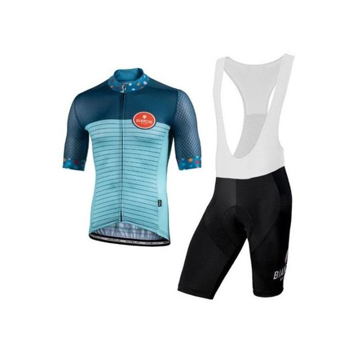 Ropa de ciclismo de verano BIANCHI con tirantes, elige tu conjunto corto ideal