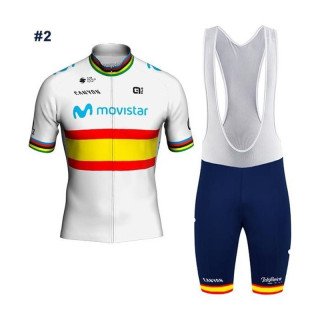 Ropa de ciclismo de verano con tirantes Movistar, elige tu conjunto ideal