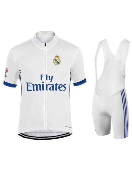 Compra la equipación corta de ciclismo Équipe Real Madrid Fly EMIRATES al mejor precio