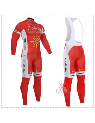 Ropa térmica de ciclismo Cofidis para pedalear cómodo
