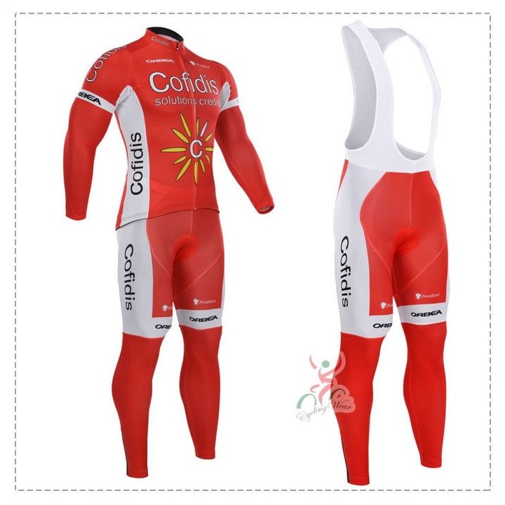 Ropa térmica de ciclismo Cofidis para pedalear cómodo