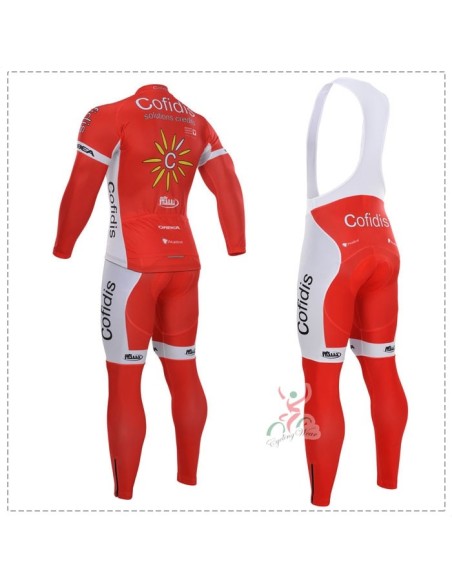 Ropa térmica de ciclismo Cofidis para pedalear cómodo