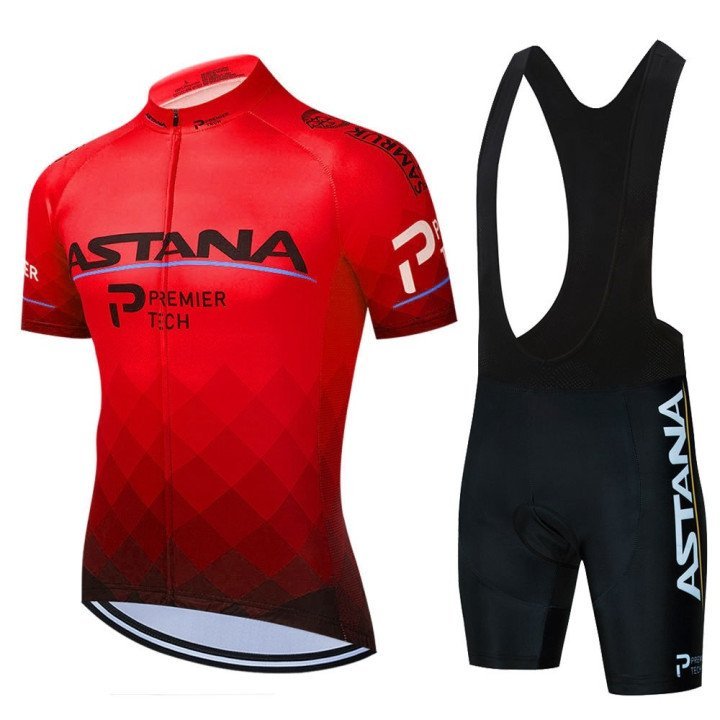 Ropa de ciclismo de verano con tirantes Astana Premier Tech a buen precio